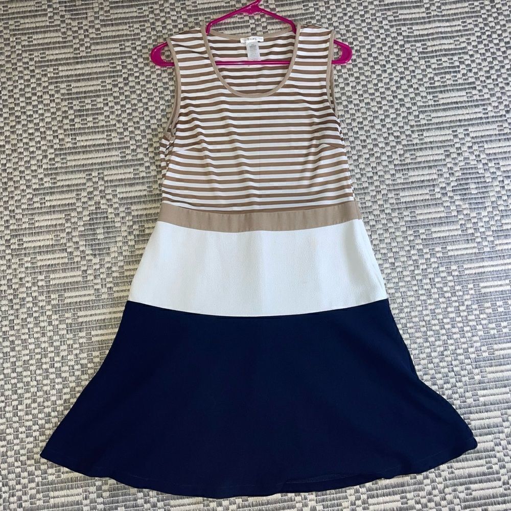 Esley Striped Dress Size Large